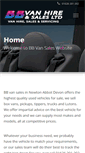 Mobile Screenshot of bbvansales.co.uk
